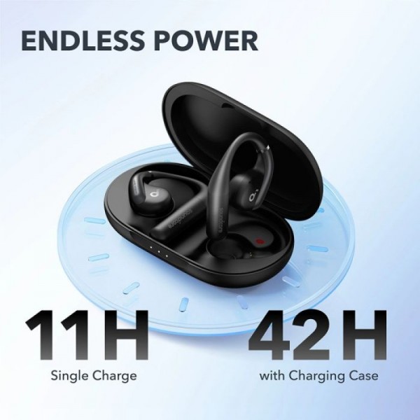 Anker Soundcore AeroFit brezžične slušalke, črne