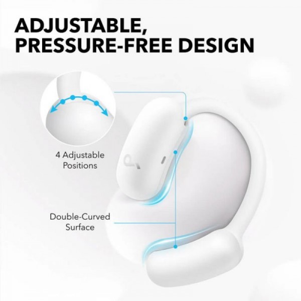 Anker Soundcore AeroFit 2 brezžične slušalke, bele