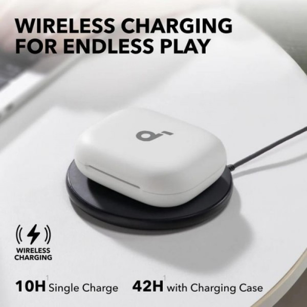 Anker Soundcore AeroFit 2 brezžične slušalke, bele