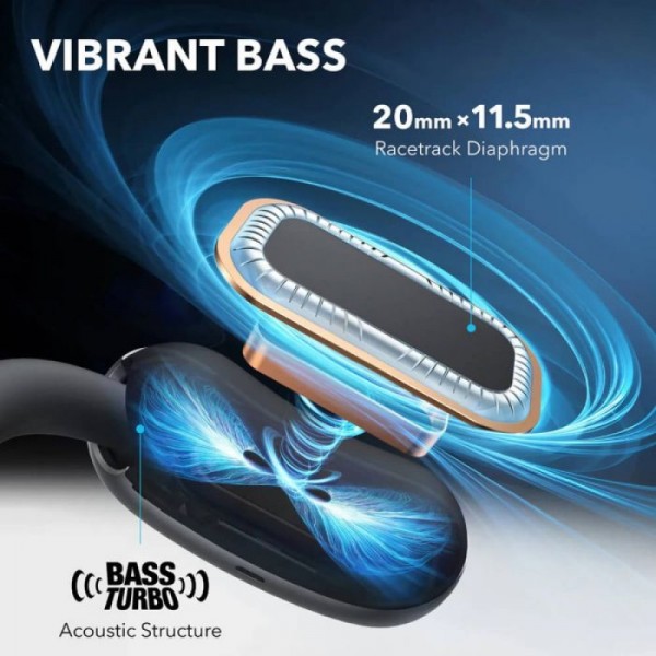 Anker Soundcore AeroFit 2 brezžične slušalke, črne