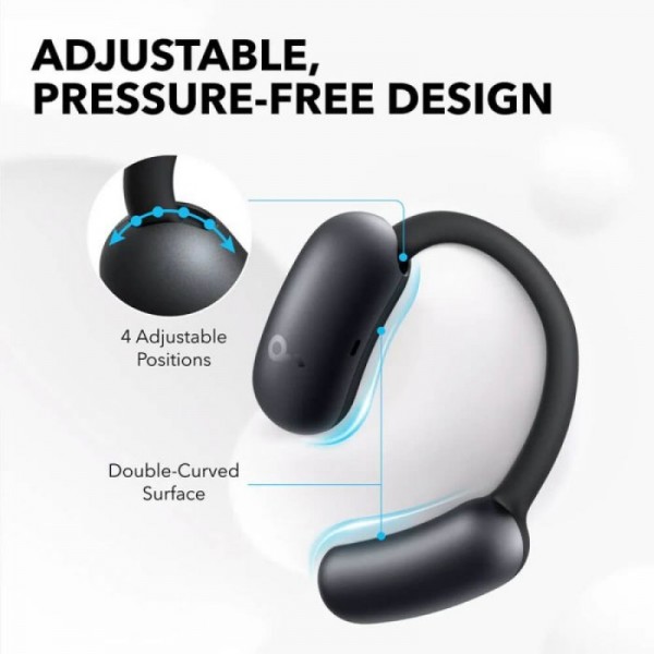 Anker Soundcore AeroFit 2 brezžične slušalke, črne