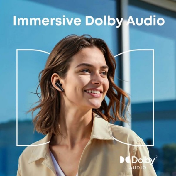 Anker Soundcore Liberty 5 brezžične slušalke, črne