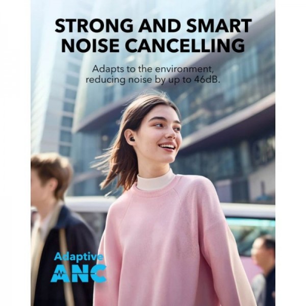 Anker Soundcore A30i brezžične slušalke, roza Anker Soundcore A30i brezžične slušalke, roza