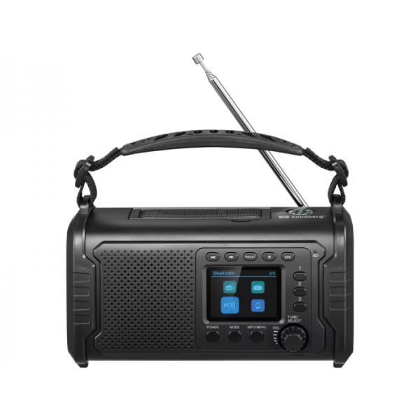 Sandberg Survivor DAB Radio All-in-1 20000 radijski sprejemnik za preživetje Sandberg Survivor DAB Radio All-in-1 20000 radijski sprejemnik za preživetje