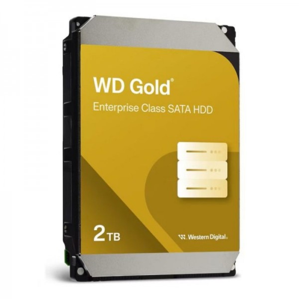 WD 2TB Gold 3,5" SATA 6Gb/s 7200rpm 128MB HDD disk