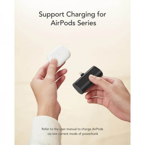 VEGER prenosna baterija PlugON Lightning 5000 mAh, črna