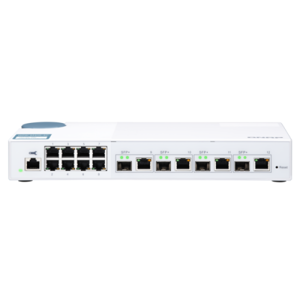 QNAP 12 port stikalo 4x 10Gb, 8x 1Gb