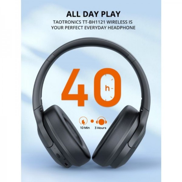 TaoTronics Bluetooth slušalke z 40 mm gonilniki TT-BH1121
