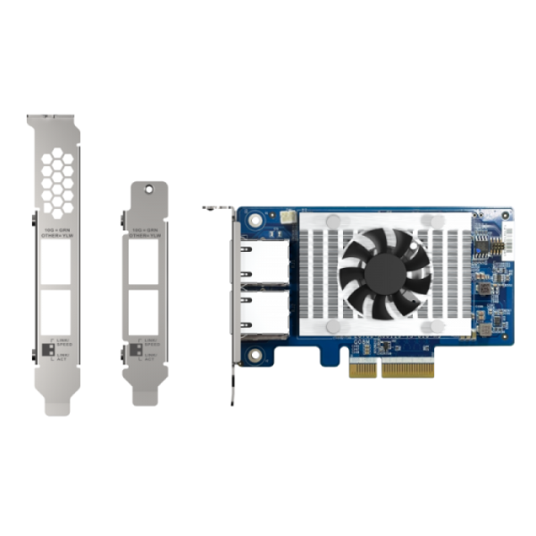QNAP QXG-10G2T-X710 2x 10GbE RJ45 mrežna kartica QNAP QXG-10G2T-X710 2x 10GbE RJ45 mrežna kartica