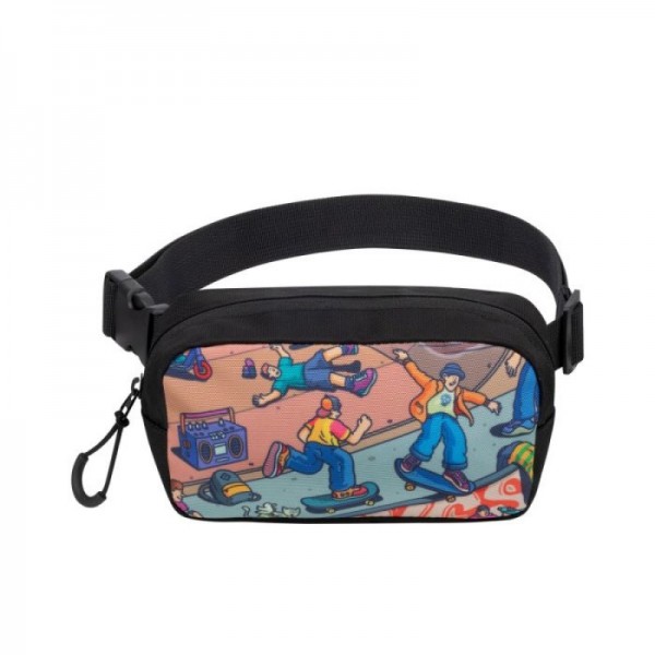 Rivacase torbica za pas Skaters 5410 črna