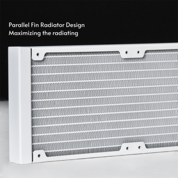 Chieftec Iceberg 240mm A-RGB vodno hlajenje za INTEL/AMD procesorje, bel