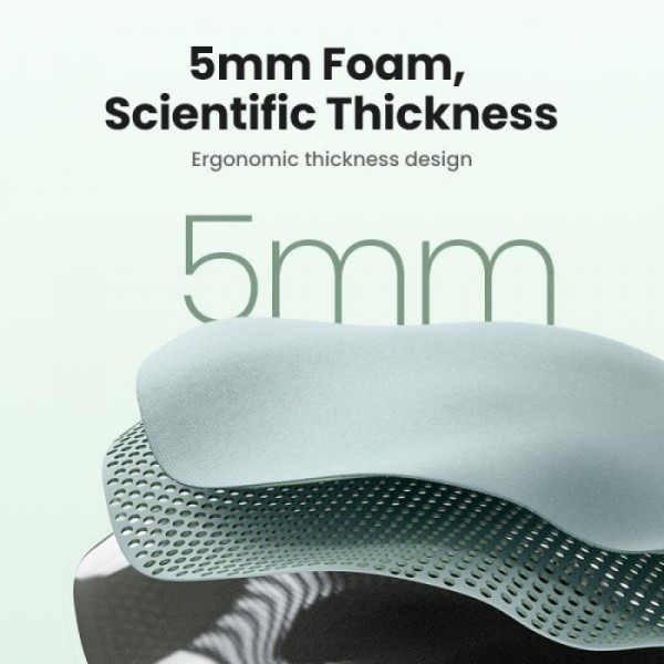 Ugreen ergonomska podloga za miško z naslonom za zapestje - zelena