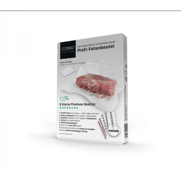 CASO 8-zvezdične vakuumske vrečke 16x23 cm, 50 kos