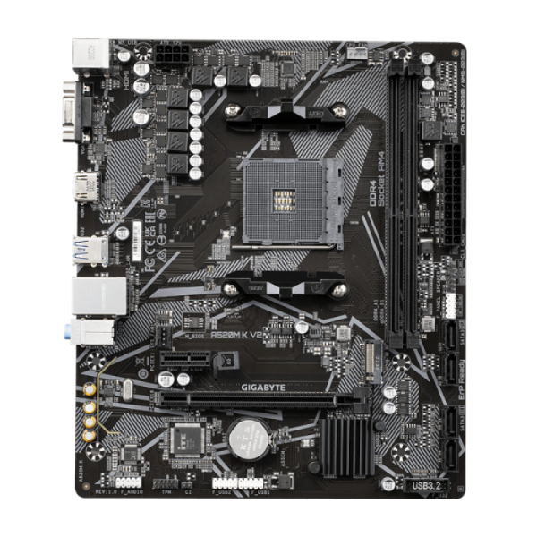 GIGABYTE A520M K V2, DDR4, SATA3, USB3.2Gen1, HDMI, AM4 mATX GIGABYTE A520M K V2, DDR4, SATA3, USB3.2Gen1, HDMI, AM4 mATX