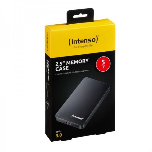 Intenso zunanji disk 5TB 2,5 Memory Case USB 3.0 - Črn