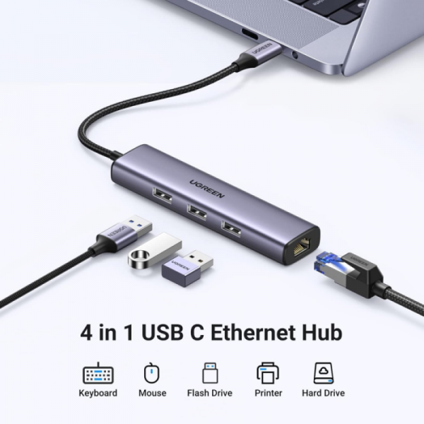 Ugreen 4 v 1 USB-C Hub Ugreen 4 v 1 USB-C Hub