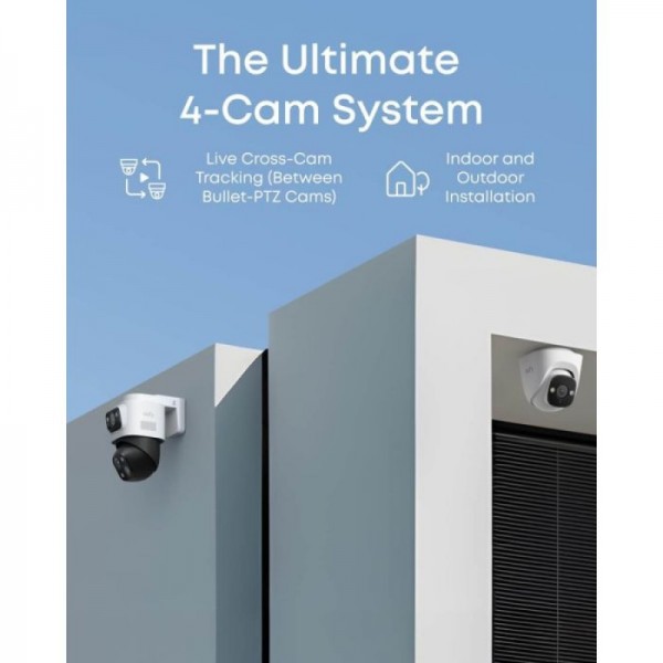 Anker Eufy Security PoE NVR nadzorni sistem S4 (2x eufy E41 + 2x eufy S4) Anker Eufy Security PoE NVR nadzorni sistem S4 (2x eufy E41 + 2x eufy S4)