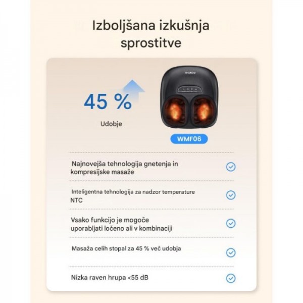 RENPHO masažer za stopala z gretjem