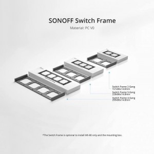 SONOFF okvir za stikala tipa M5-80, dvojno