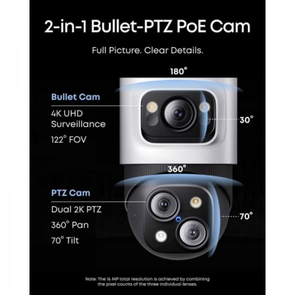 Anker Eufy Security PoE NVR nadzorni sistem S4 (2x eufy E41 + 2x eufy S4) Anker Eufy Security PoE NVR nadzorni sistem S4 (2x eufy E41 + 2x eufy S4)