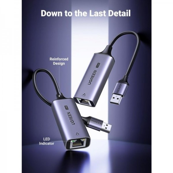 Ugreen USB 3.0 2.5Gbps mrežni adapter Ugreen USB 3.0 2.5Gbps mrežni adapter