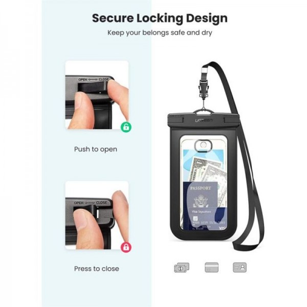 Ugreen  vodoodporen ovitek za mobilne telefone do velikosti 6,5 - polybag