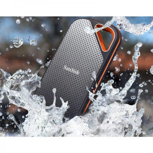 SanDisk 1TB Extreme PRO Portable SSD NVMe USB-C 3.2 robusten zunanji SSD disk SanDisk 1TB Extreme PRO Portable SSD NVMe USB-C 3.2 robusten zunanji SSD disk
