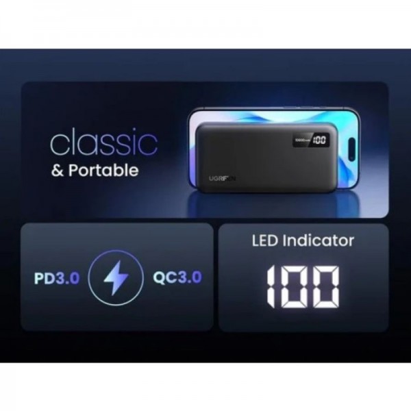 Ugreen 20W 10000mAh prenosna baterija