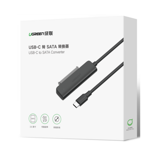 Ugreen USB-C 3.1 na SATA Adapter za 2.5“ - box