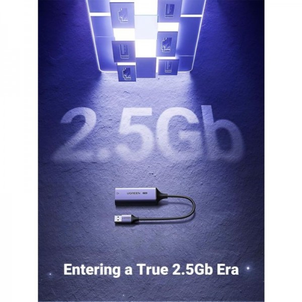 Ugreen USB 3.0 2.5Gbps mrežni adapter Ugreen USB 3.0 2.5Gbps mrežni adapter