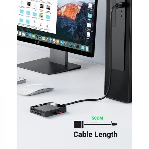 Ugreen Čitalec kartic All-in One 0,5m - box