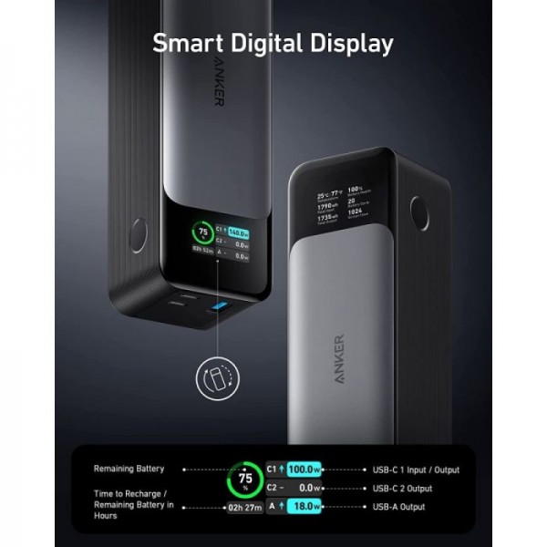 Anker prenosna baterija PowerCore 737 140W