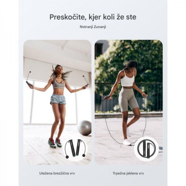 RENPHO Smart Jump Rope – brezžična preskakovalna vrvica z nasadkom