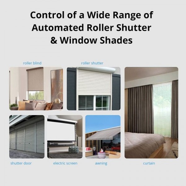 SONOFF pametno stikalo Wi-Fi 2-kanalni, nadzor motorja za rolete DUAL3LITE