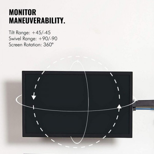 VonHaus namizni nosilec za 4 monitorje do 32 VonHaus namizni nosilec za 4 monitorje do 32