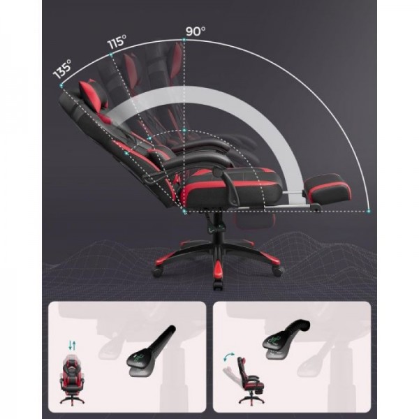 SONGMICS ergonomski gaming in pisarniški stol