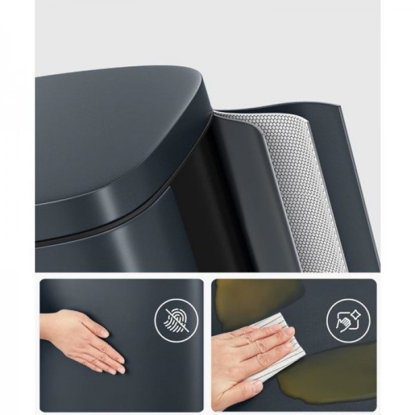 SONGMICS Kuhinjski koš za smeti, 30 litrov siv