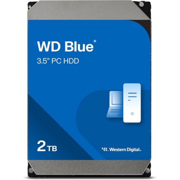 WD 2TB Blue 3,5" SATA 6Gb/s 7200rpm 256MB HDD disk WD 2TB Blue 3,5" SATA 6Gb/s 7200rpm 256MB HDD disk