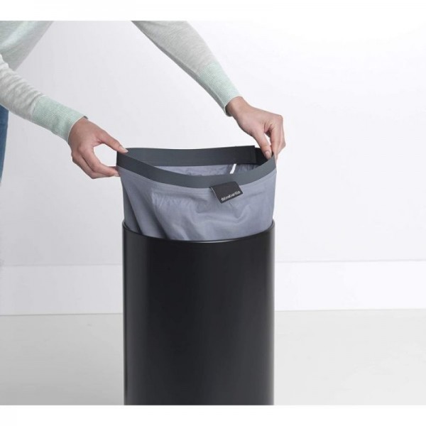 Brabantia koš za perilo 35L, mat črna