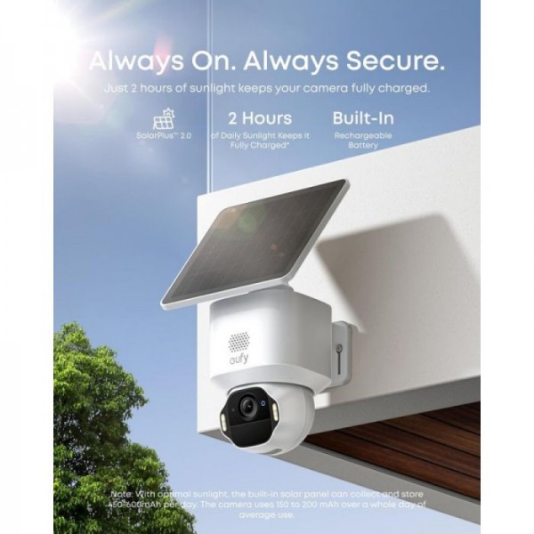 Anker Eufy Security SoloCam E42 komplet 2 kamer + HomeBase 3 baza + 2 solarna panela