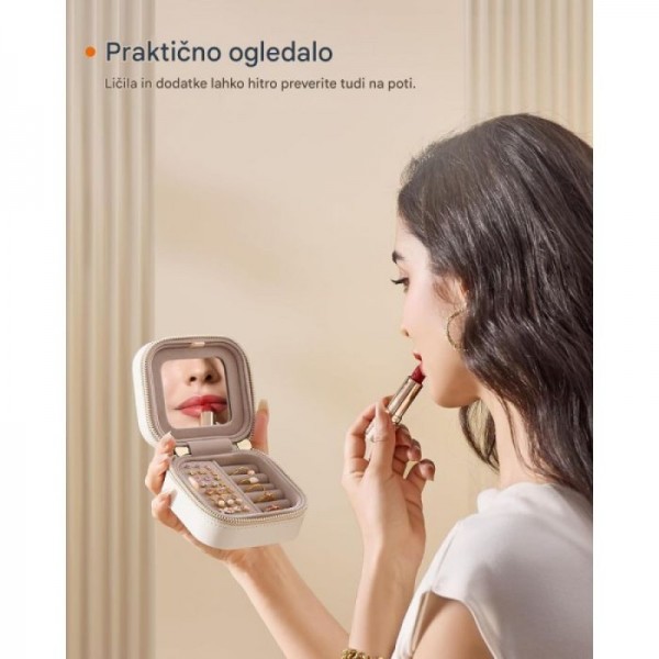SONGMICS HOME ANAH Collection Potovalna škatlica za nakit