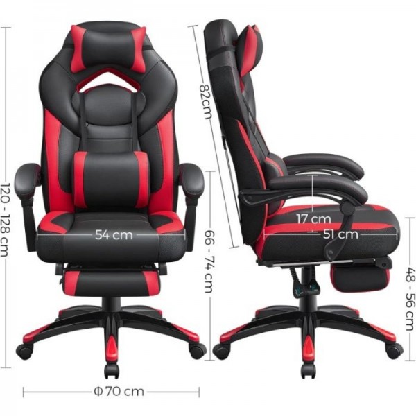 SONGMICS ergonomski gaming in pisarniški stol