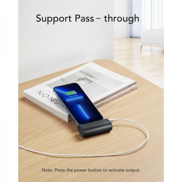 VEGER prenosna baterija PlugON Lightning 5000 mAh, črna