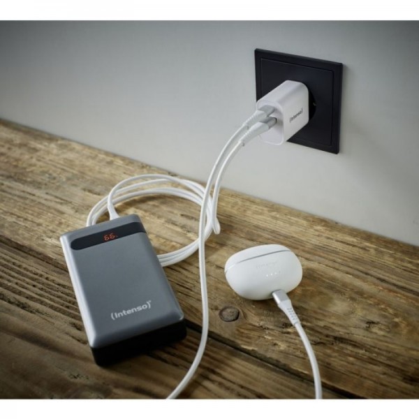Intenso 30W napajalnik z USB-C in USB-A W30AC