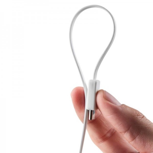 Intenso 65W GaN napajalnik z vgrajenim kablom USB-C, bel