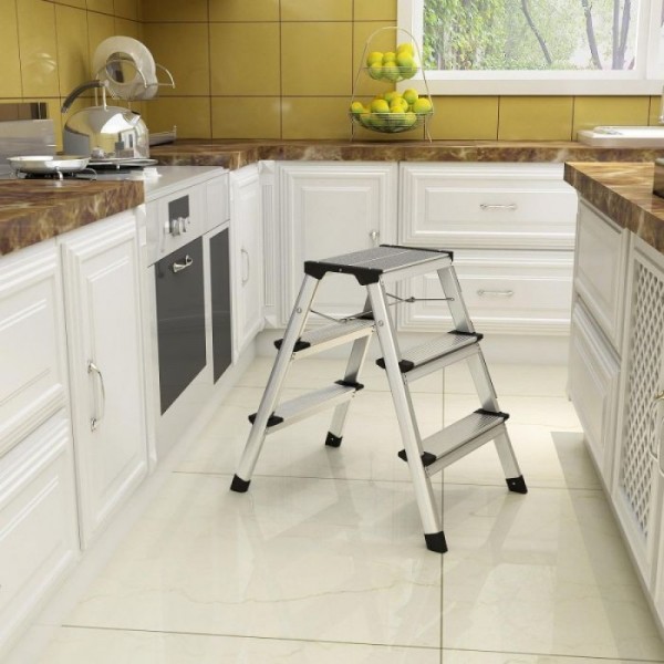 SONGMICS  aluminijasta lestev GLT23K