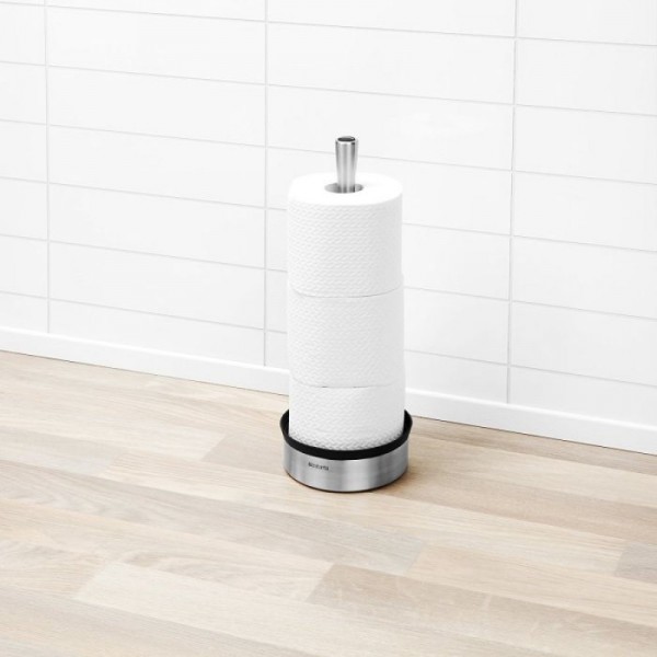 Brabantia stojalo za WC papir kovinski bel