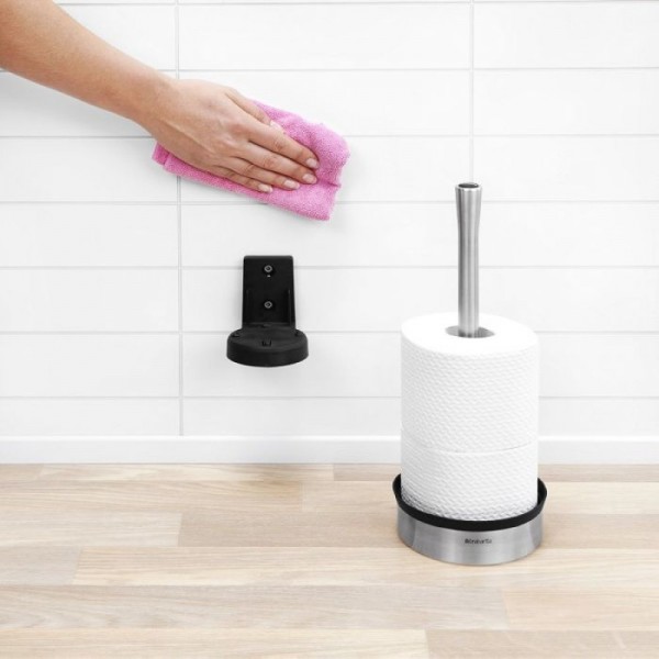 Brabantia stojalo za WC papir kovinski črno Brabantia stojalo za WC papir kovinski črno