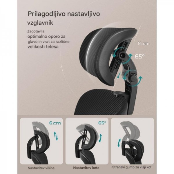 SONGMICS ergonomski računalniški stol