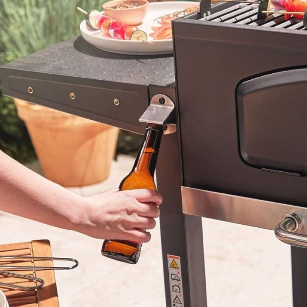 VonHaus prenosni žar na oglje/ Smoker American Style